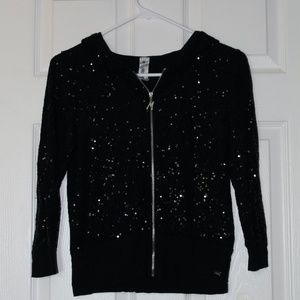 Mossimo Sequin Zip up Hoodie